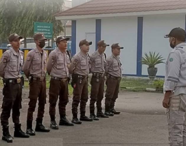 Apel Pagi Security (Satuan Pengamanan) PT. Krakatau Jasa Industri
