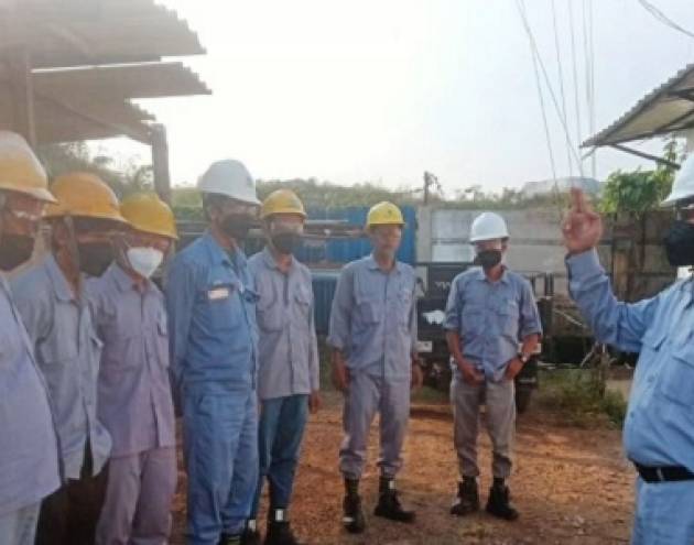 Safety Morning Briefing Tim Deep Cleaning di PT. Krakatau Posco