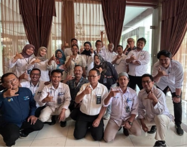 Serah Terima Jabatan ketua Serikat Karyawan PT Krakatau Jasa Industri