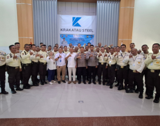 PT Krakatau Jasa Industri Tingkatkan Kualitas Satpam melalui Pelatihan Gada Madya